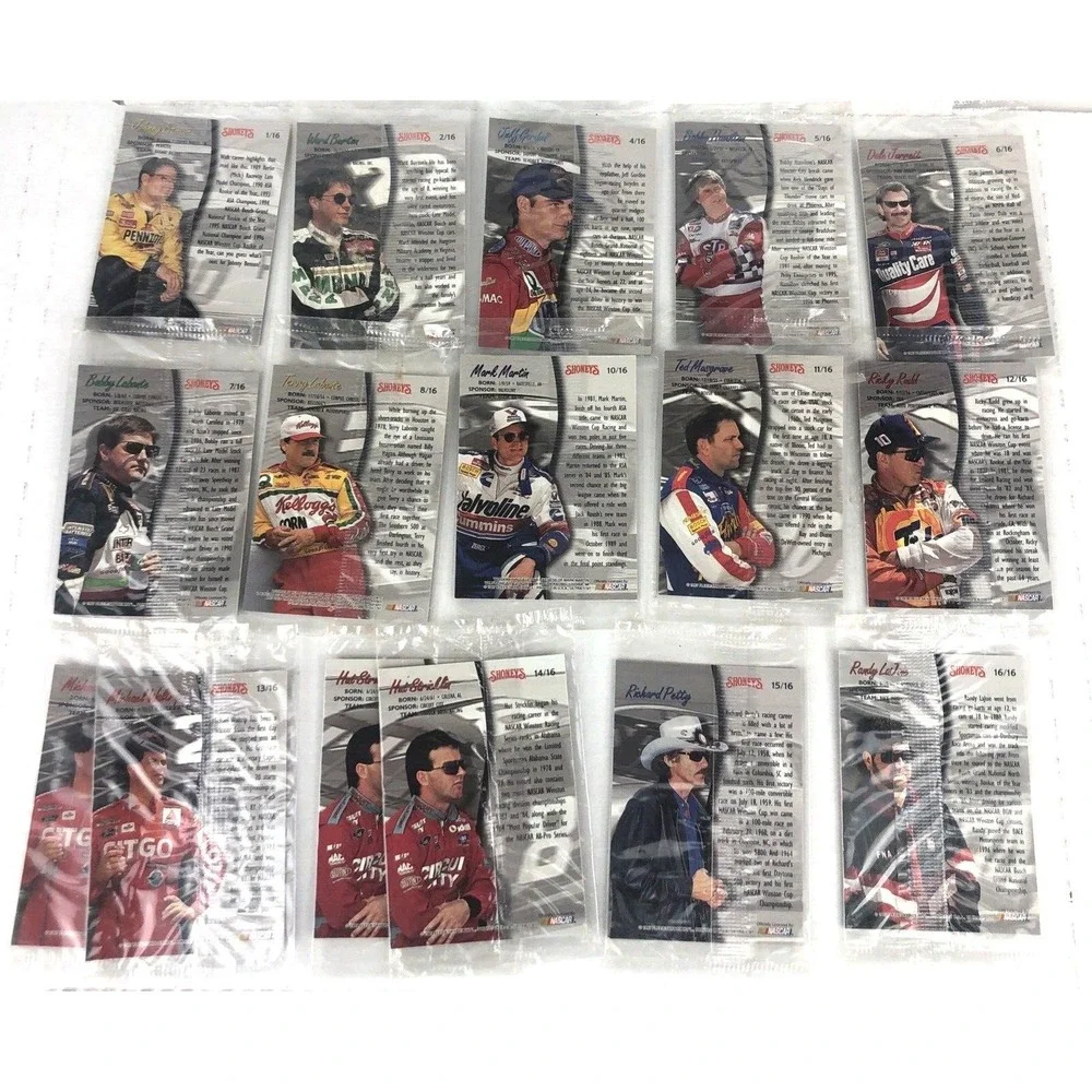 Nascar Race Cards Shoney's Special Fleer Ultra‎ 1997 Factory Sealed Ephemera Vtg